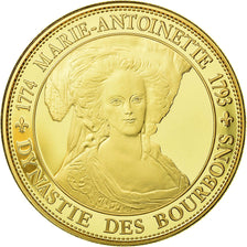 Francia, medaglia, Marie-Antoinette, Reine de France, History, FDC, Rame dorato