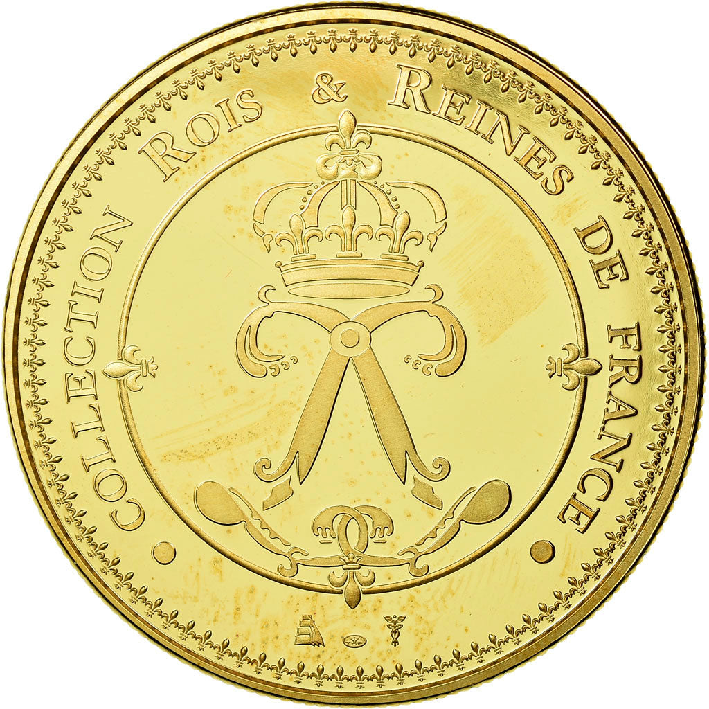France, Médaille, Les Rois de France, Saint-Louis, History, FDC, Copper Gilt