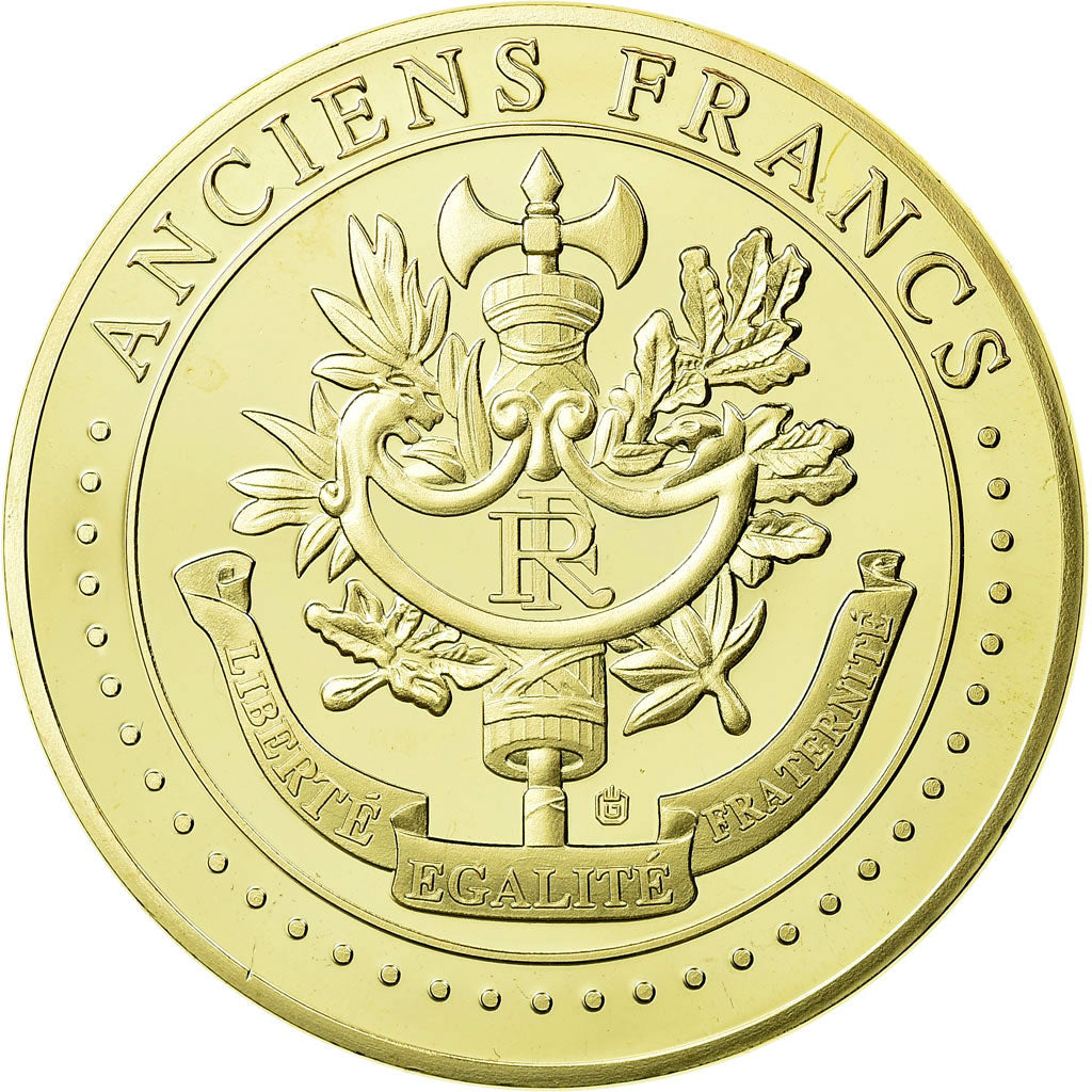 France, Medal, Les Anciens Francs, billet de 5000 Francs Victoire, MS(65-70)