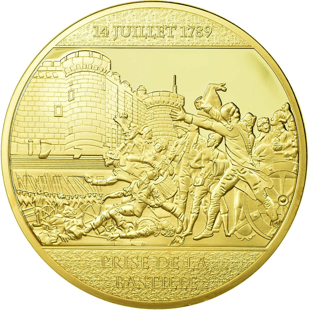 Francia, medalla, 225 Ans de la Révolution Française, Prise de la Bastille