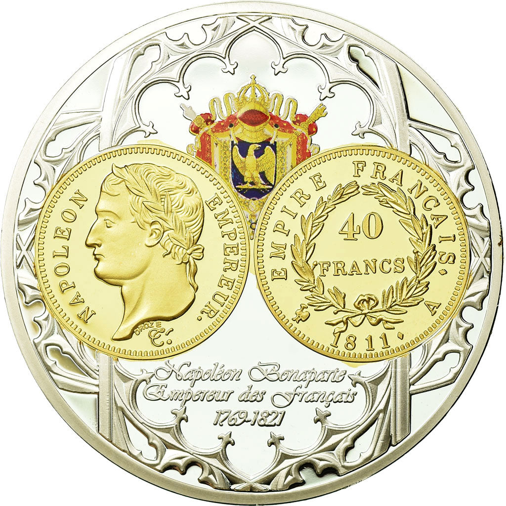 France, Médaille, Monarques Européens, Napoléon Bonaparte, 2013, FDC, Copper