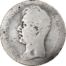 Coin, France, Charles X, Franc, 1828, Lille, VG(8-10), Silver, KM:724.13