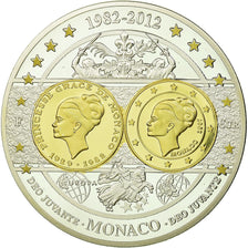 Monaco, Medal, La Princesse Grace de Monaco, 2012, MS(65-70), Copper Plated