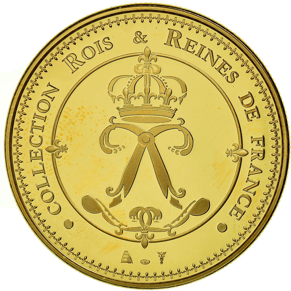 France, Medal, Marguerite De Valois, History, MS(65-70), Copper Gilt