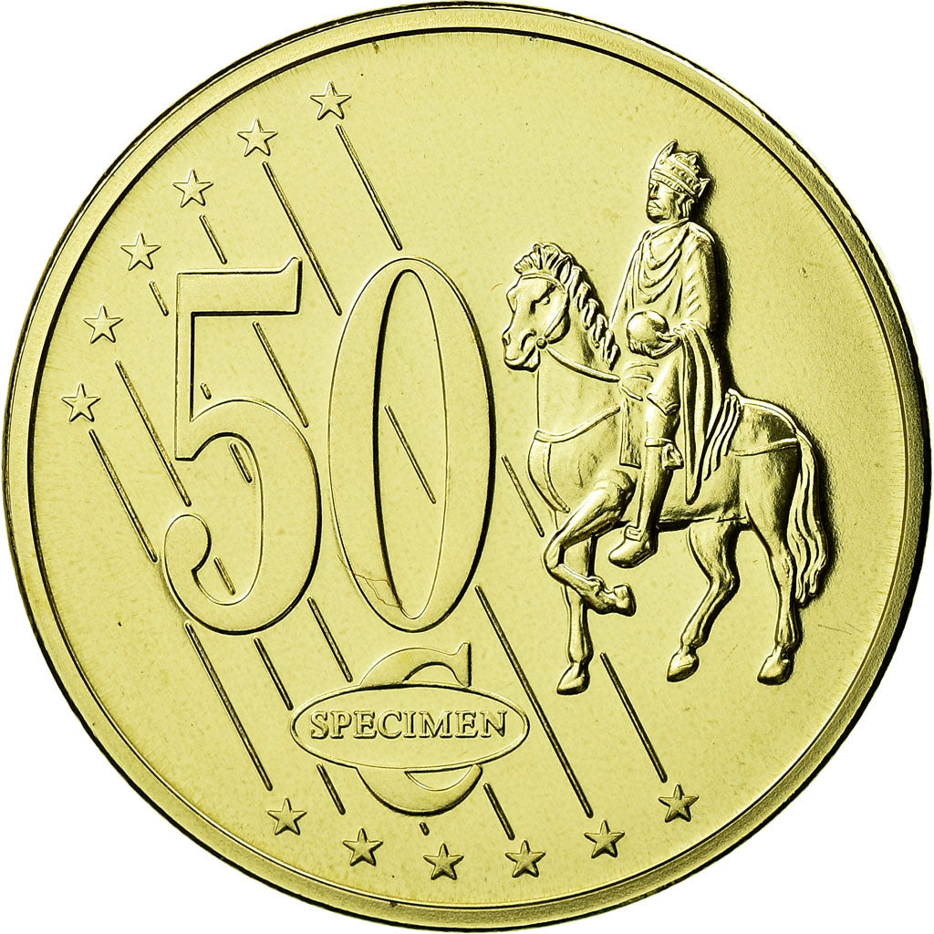 Estónia, Medal, 50 C, Essai Trial, 2003, MS(65-70), Bimetálico