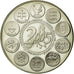 France, Medal, la Constitution Européenne, 2005, MS(65-70), Copper-nickel