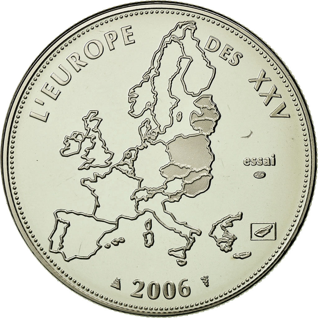 France, Médaille, L'Europe des XXV, Dernière Année des 12 Pays de l'Euro