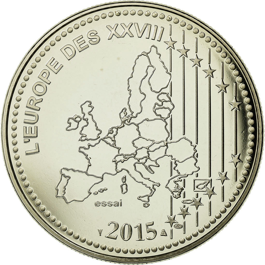 Francia, medaglia, L'Europe des XXVIII, La Victoire de 1945, 2015, FDC