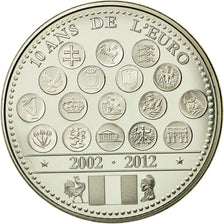 France, Medal, L'Europe des XXVII, 10 Ans de l'Euro, 2012, MS(65-70)