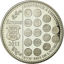 France, Medal, L'Europe des XXVII, Bienvenue à l'Estonie, 2011, MS(65-70)