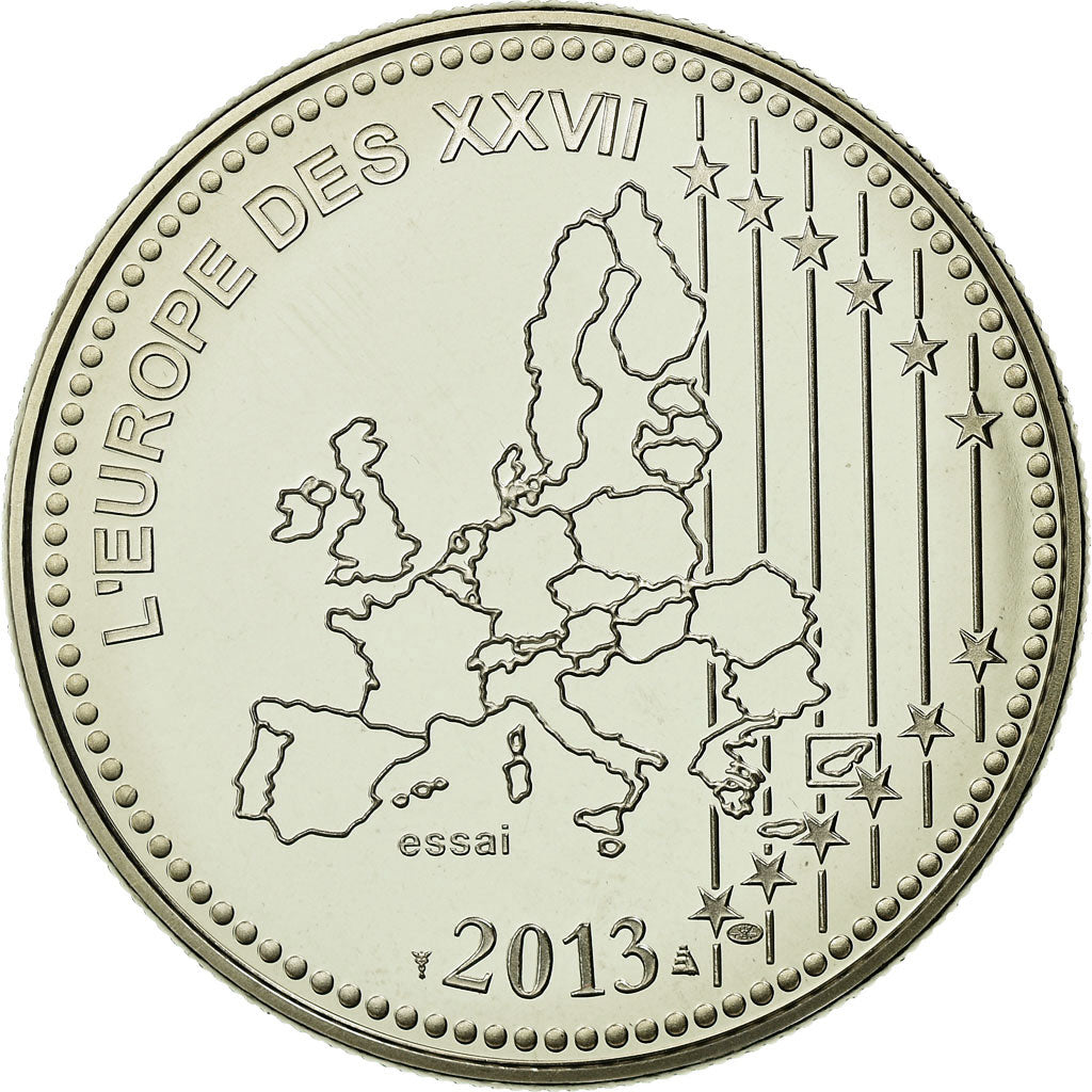 France, Medal, L'Europe des XXVII, Veme République, 2013, MS(65-70)