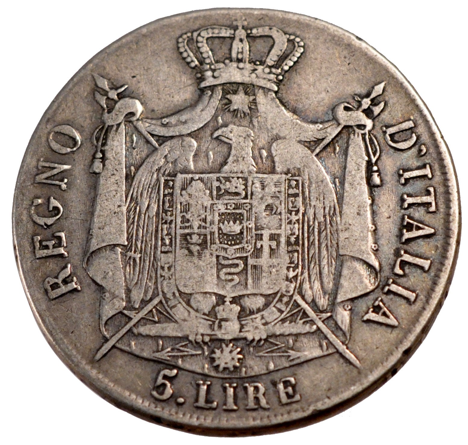 Italie, Royaume de Napoléon Ier, 5 Lire