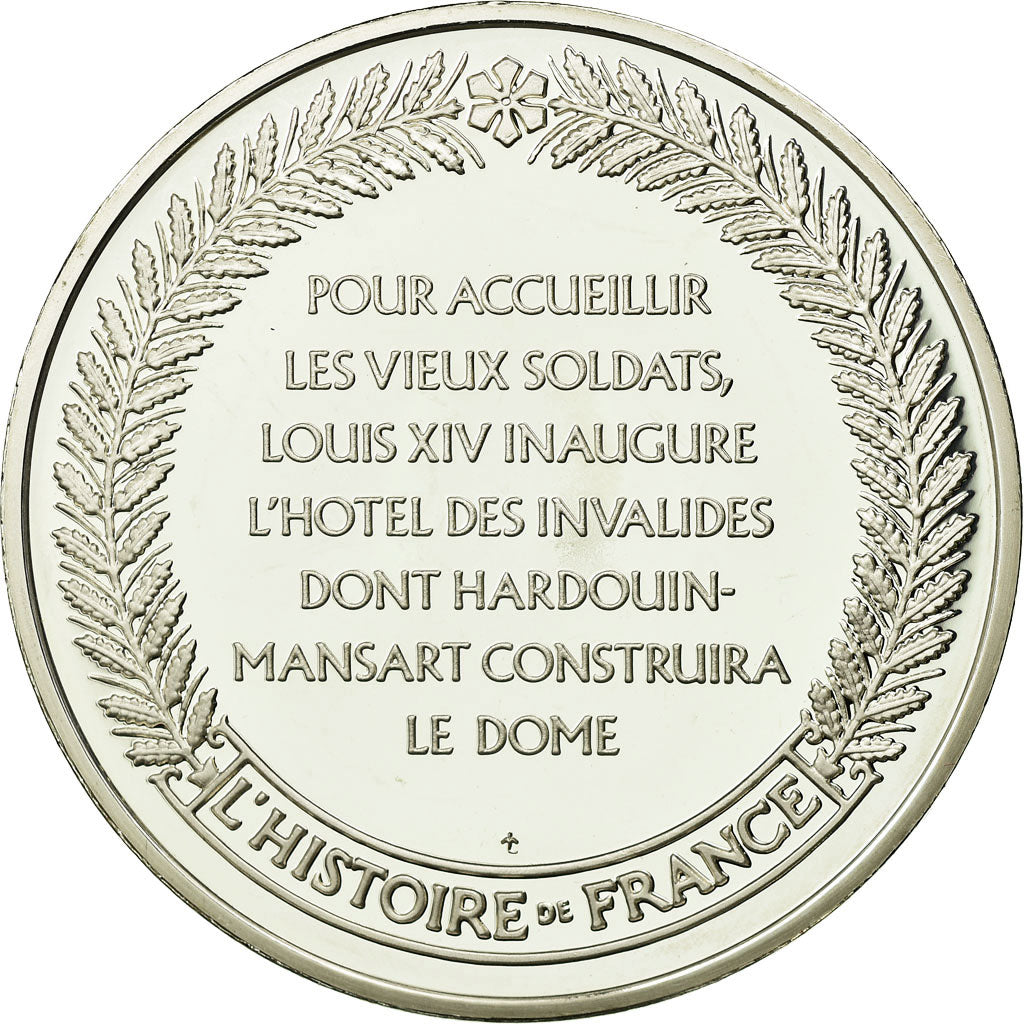 France, Medal, L'Hôtel des Invalides, Paris, History, MS(65-70), Silver