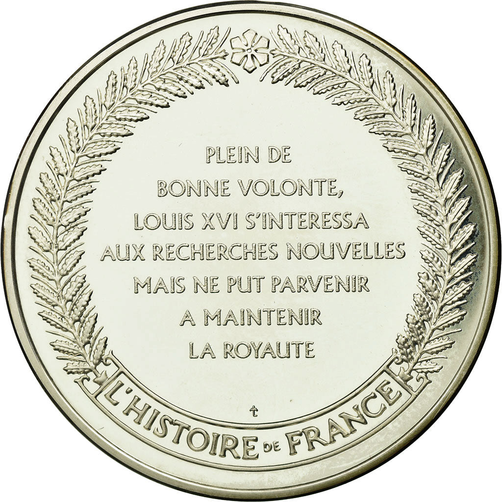 France, Medal, Louis XVI, History, MS(65-70), Silver