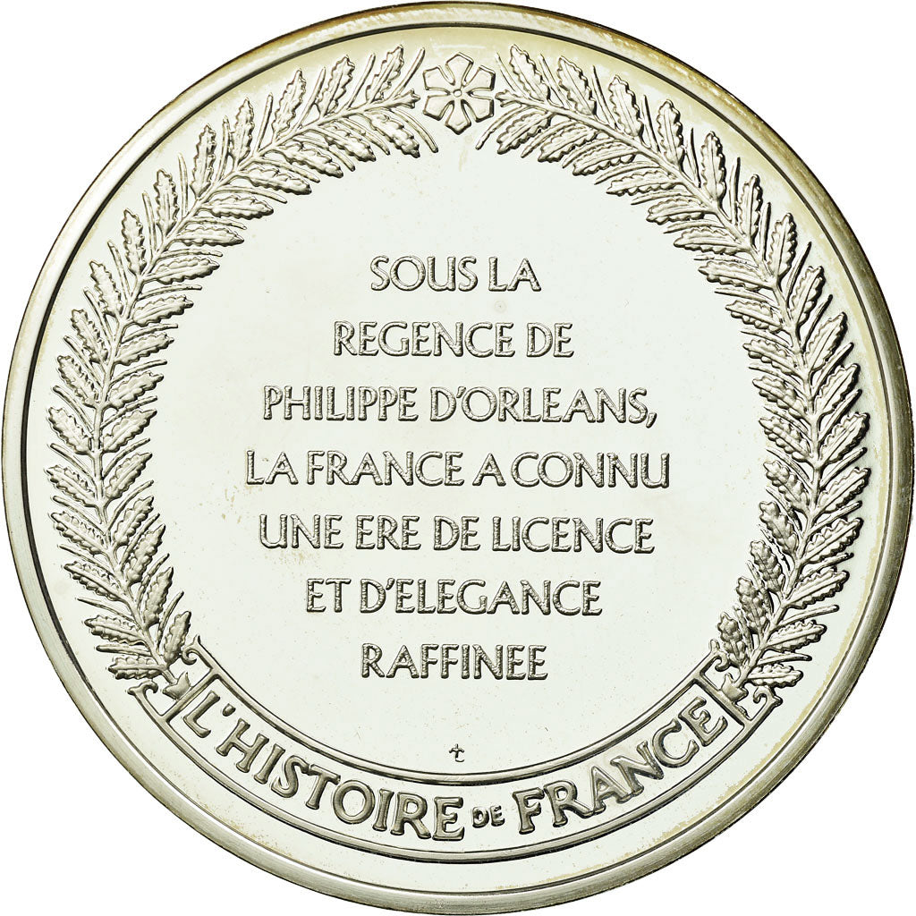France, Medal, Régence de Philippe d'Orléans, History, MS(65-70), Silver