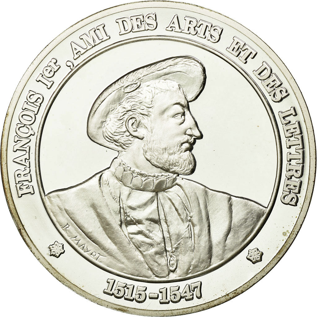 Francia, medaglia, François Ier, Ami des Arts et des Lettres, History, FDC