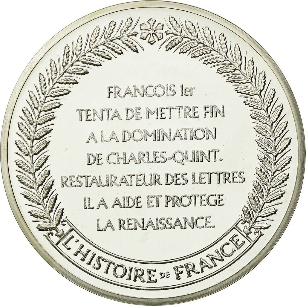 Francia, medaglia, François Ier, Ami des Arts et des Lettres, History, FDC