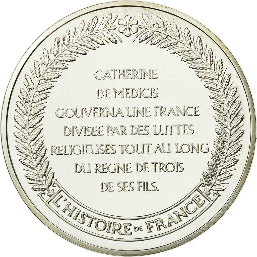 France, Medal, Catherine de Médicis, History, MS(65-70), Silver