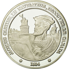 France, Medal, Jacques Cartier, Découverte du Canada, History, MS(65-70)
