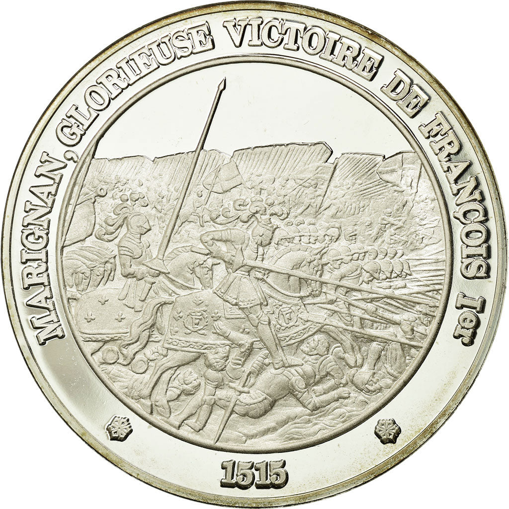 France, Medal, François Ier, Marignan, History, MS(65-70), Silver
