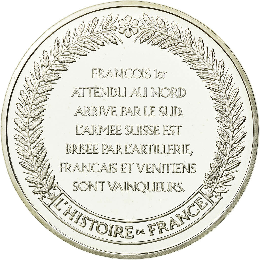 France, Medal, François Ier, Marignan, History, MS(65-70), Silver