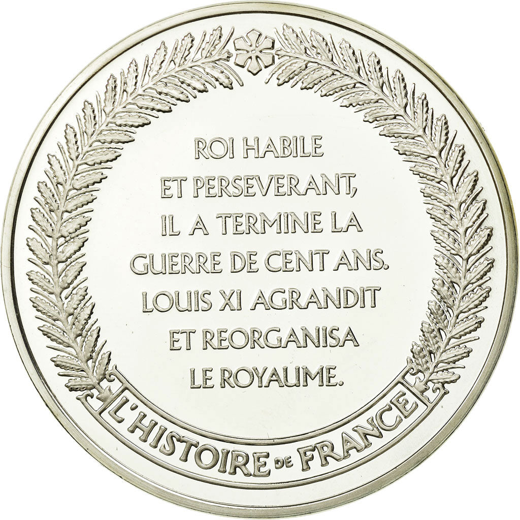 France, Medal, Louis XI, History, MS(65-70), Silver