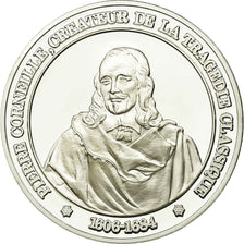 France, Medal, Littérature, Pierre Corneille, History, MS(65-70), Silver