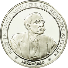 Francia, medalla, Blum, Front Populaire, History, FDC, Plata