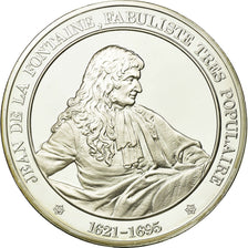 France, Medal, Jean de la Fontaine, History, MS(65-70), Silver
