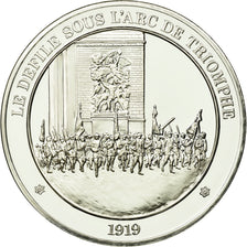France, Medal, Le Défilé de 1919 sous l'Arc de Triomphe, History, MS(65-70)