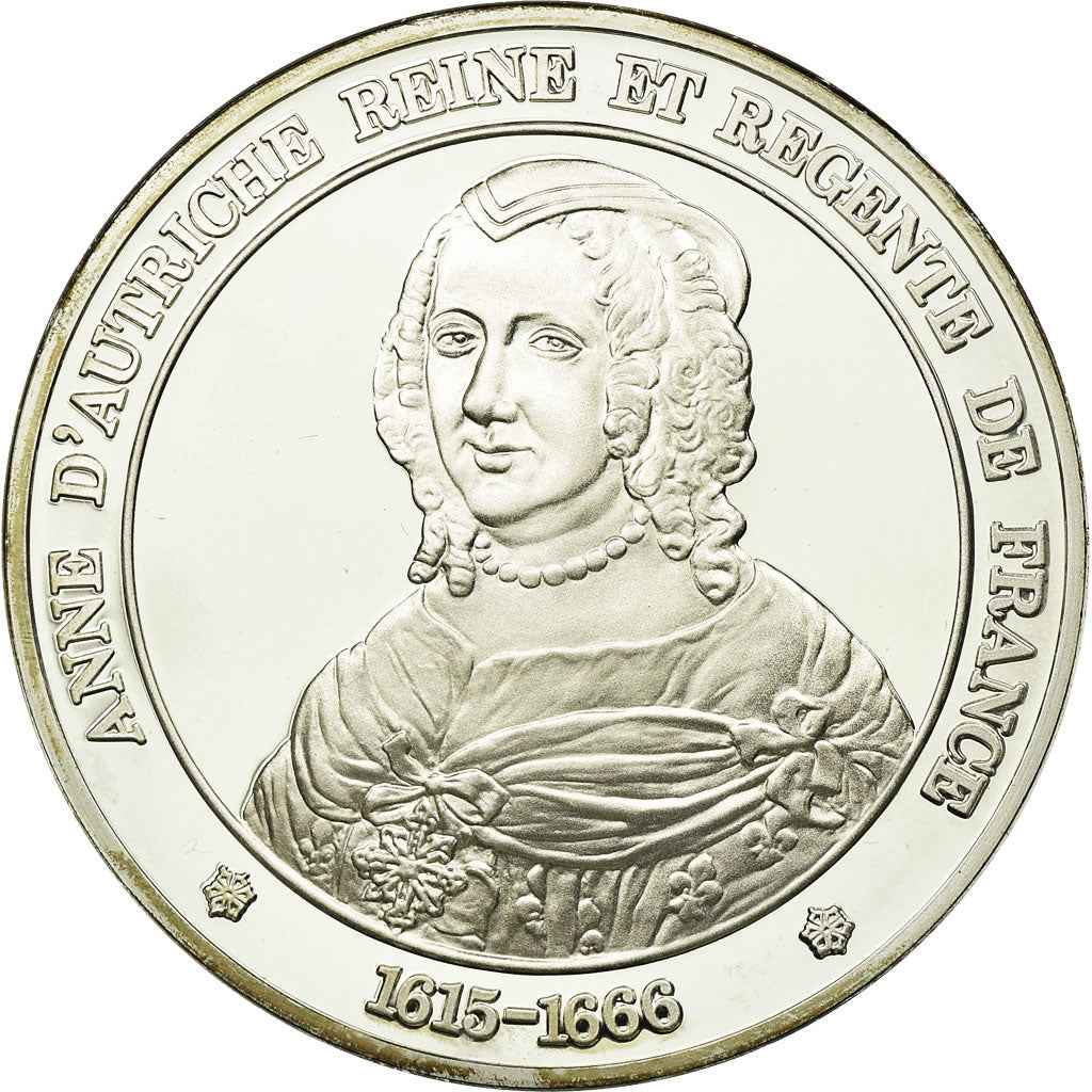 France, Medal, Anne d'Autriche, History, MS(65-70), Silver