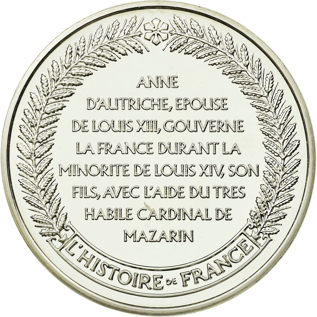 France, Medal, Anne d'Autriche, History, MS(65-70), Silver