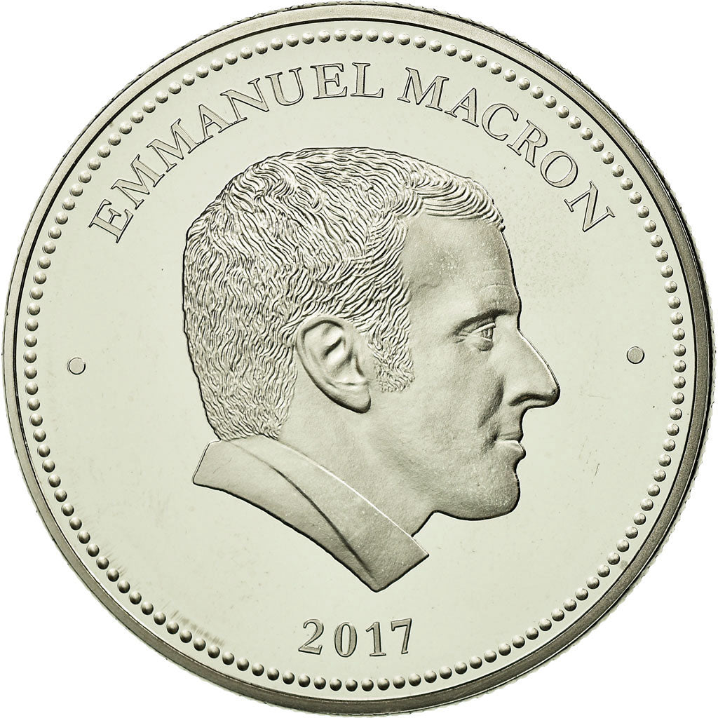 France, Medal, Emmanuel Macron, Président de la République, 2017, MS(65-70)