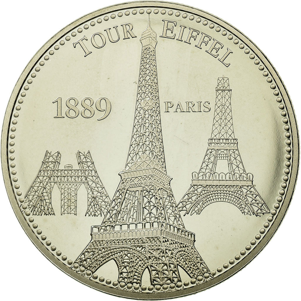 France, Medal, Les plus beaux trésors du patrimoine de France, Tour Eiffel