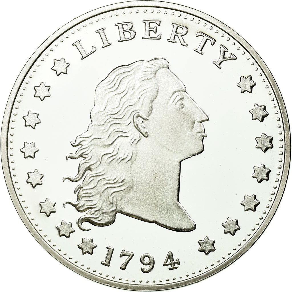 Verenigde Staten van Amerika, Medaille, Reproduction Silver Dollar Liberty, FDC