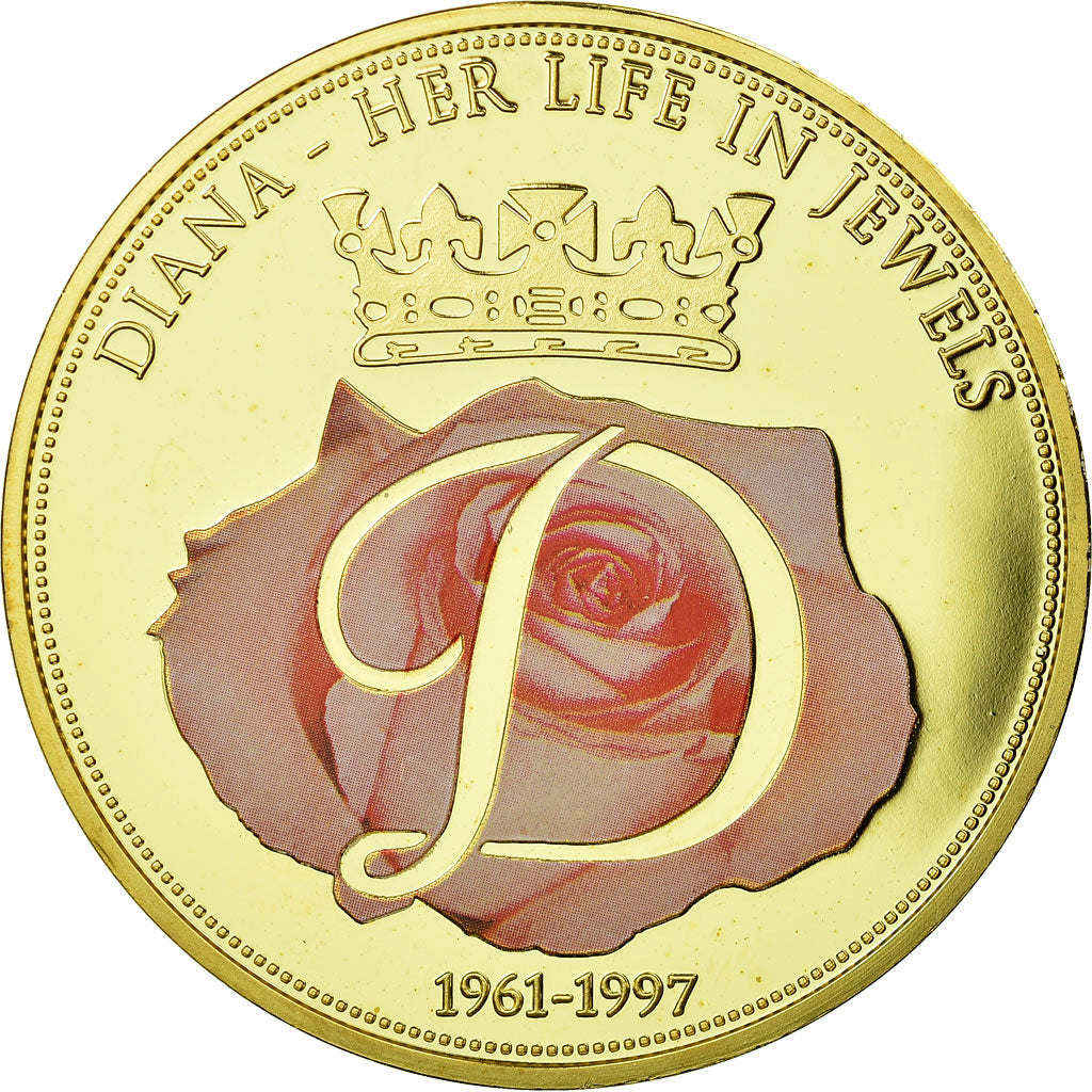 United Kingdom , Medal, La Princesse Diana, The Engagement Ring, MS(65-70)