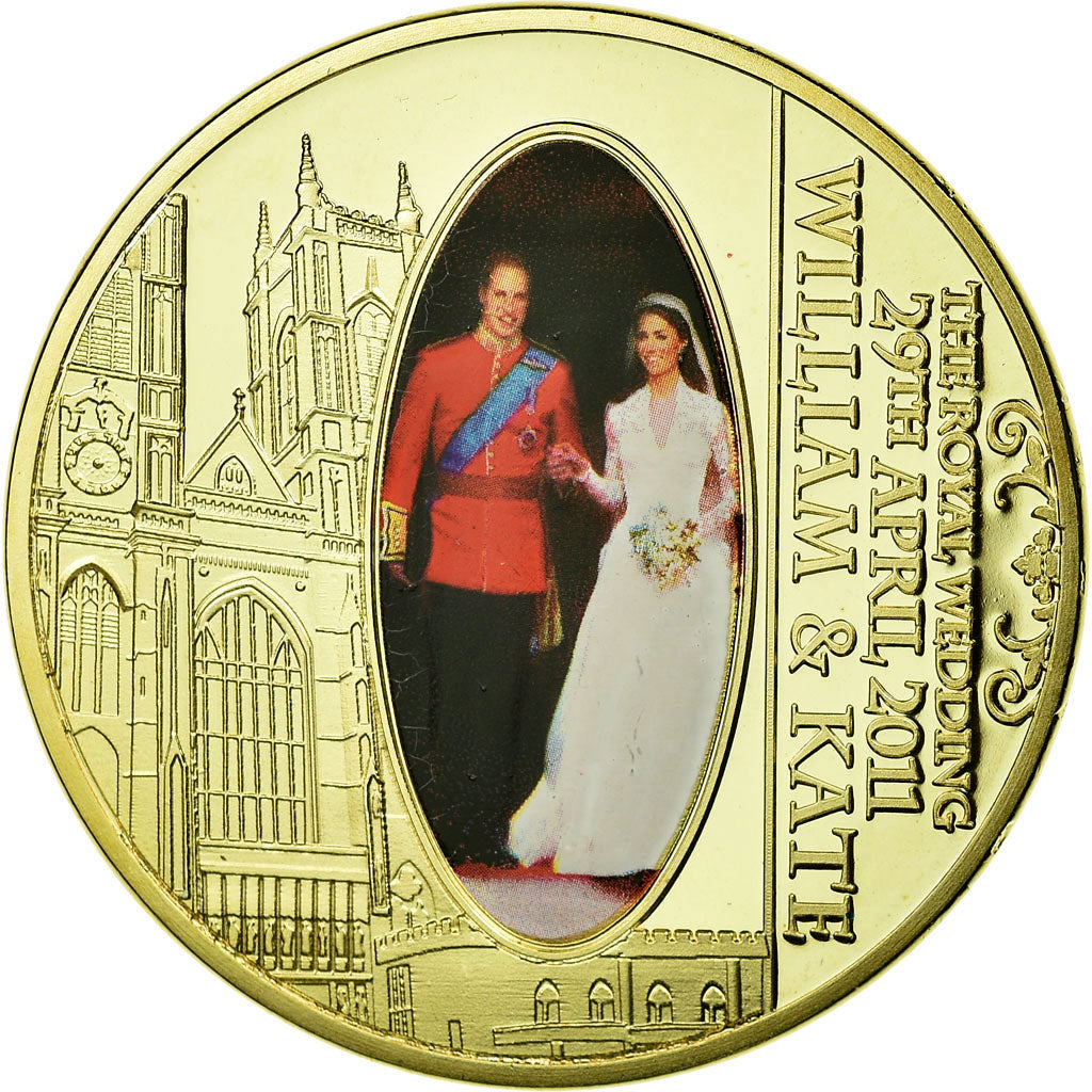 United Kingdom , Medal, William et Kate, The Royal Wedding, MS(65-70), Copper