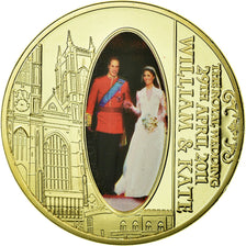 United Kingdom , Medal, William et Kate, The Royal Wedding, MS(65-70), Copper