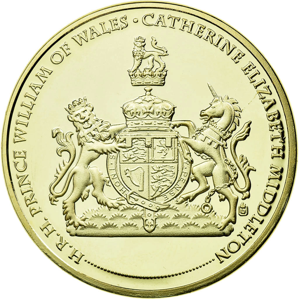 United Kingdom , Medal, William et Kate, The Royal Wedding, MS(65-70), Copper