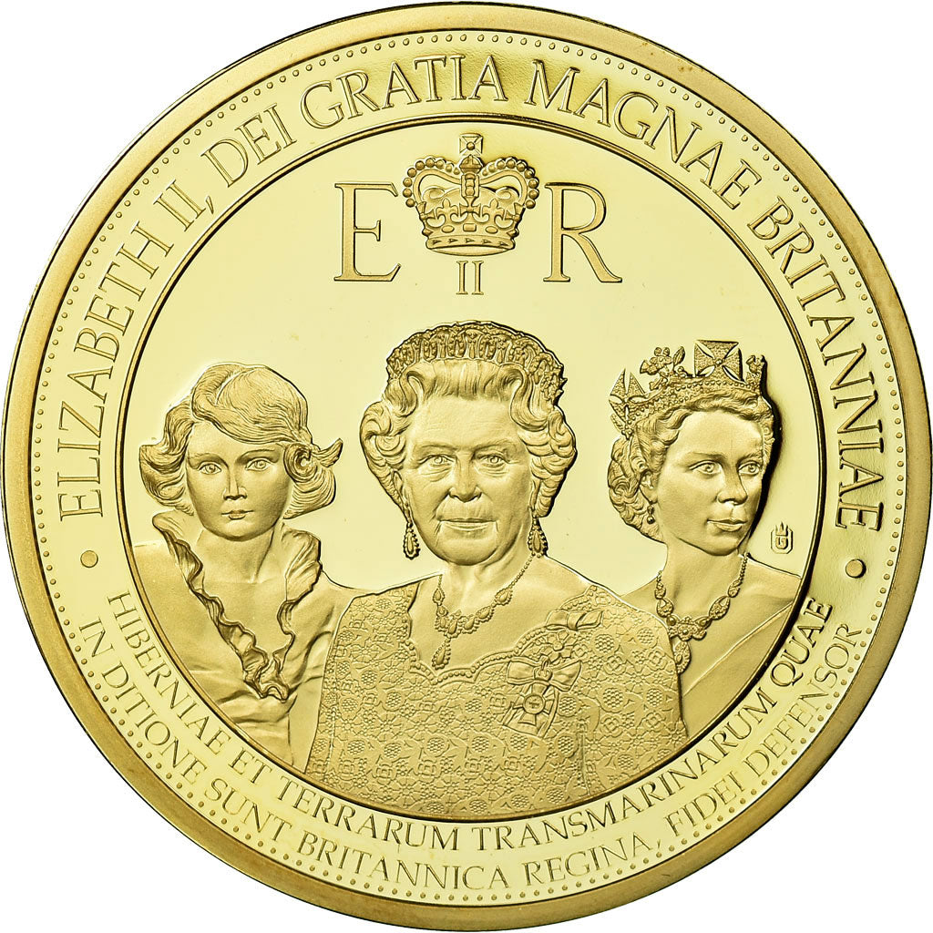 United Kingdom , Médaille, 90ème Anniversaire de la Reine Elizabeth II, FDC