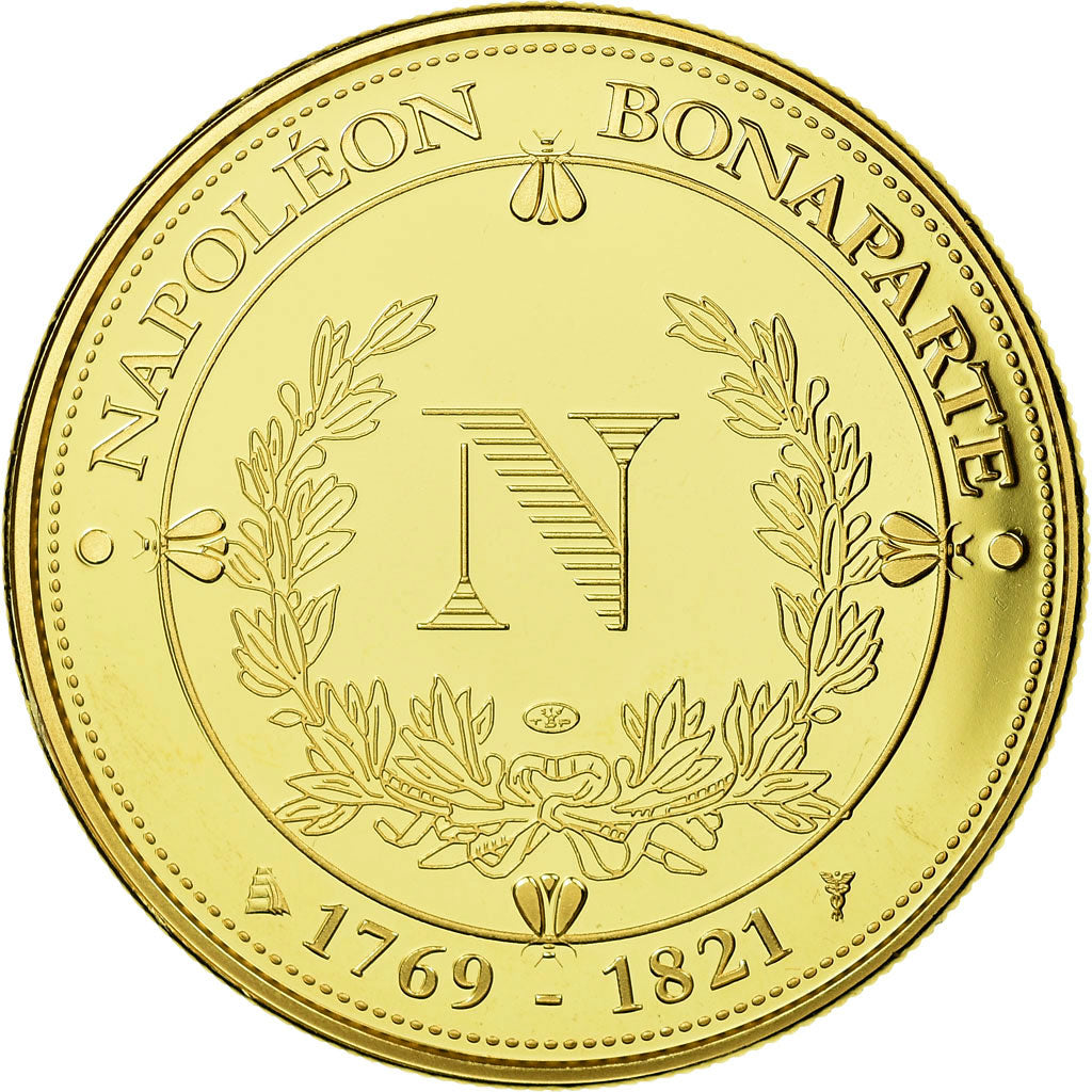 Francia, medaglia, Le sacre de Napoléon Ier par Pie VII, FDC, Rame dorato