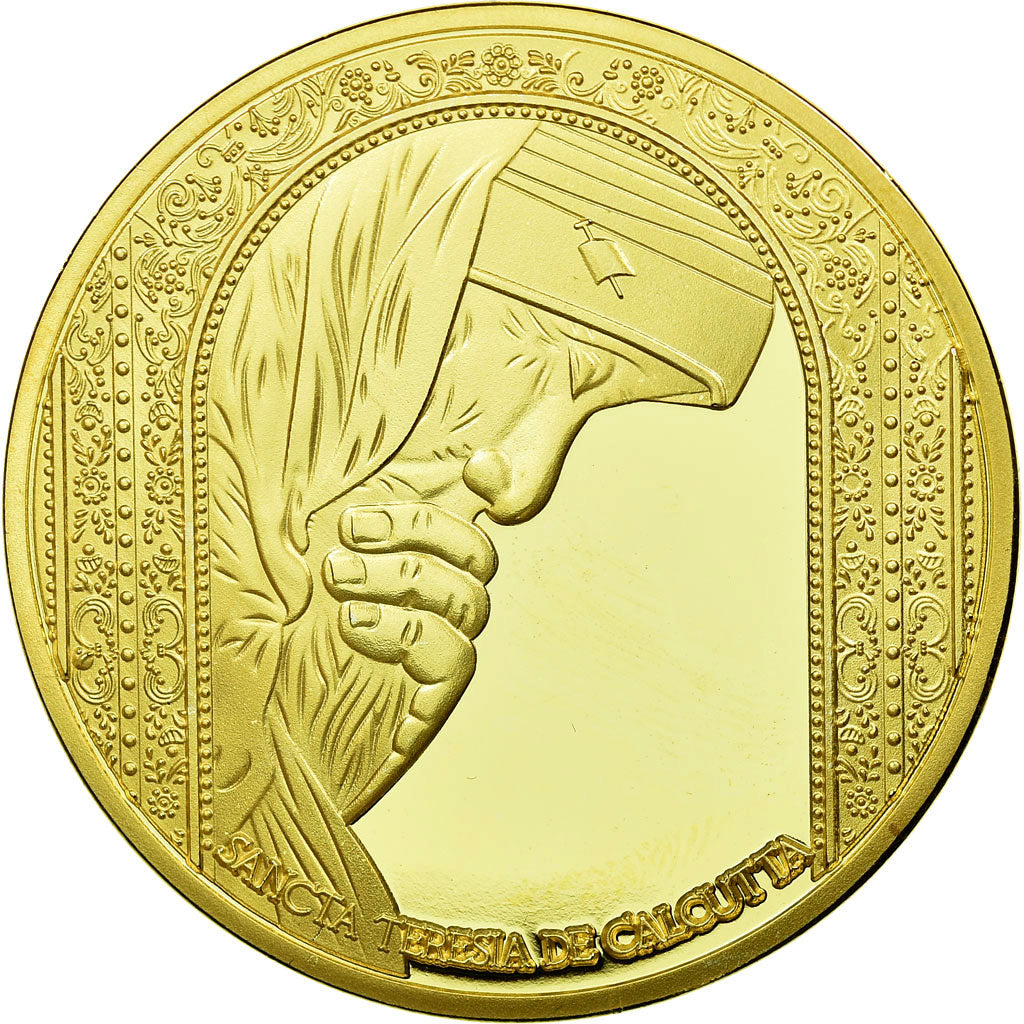 France, Medal, Canonisation de Mère Teresa, Religions & beliefs, MS(65-70)