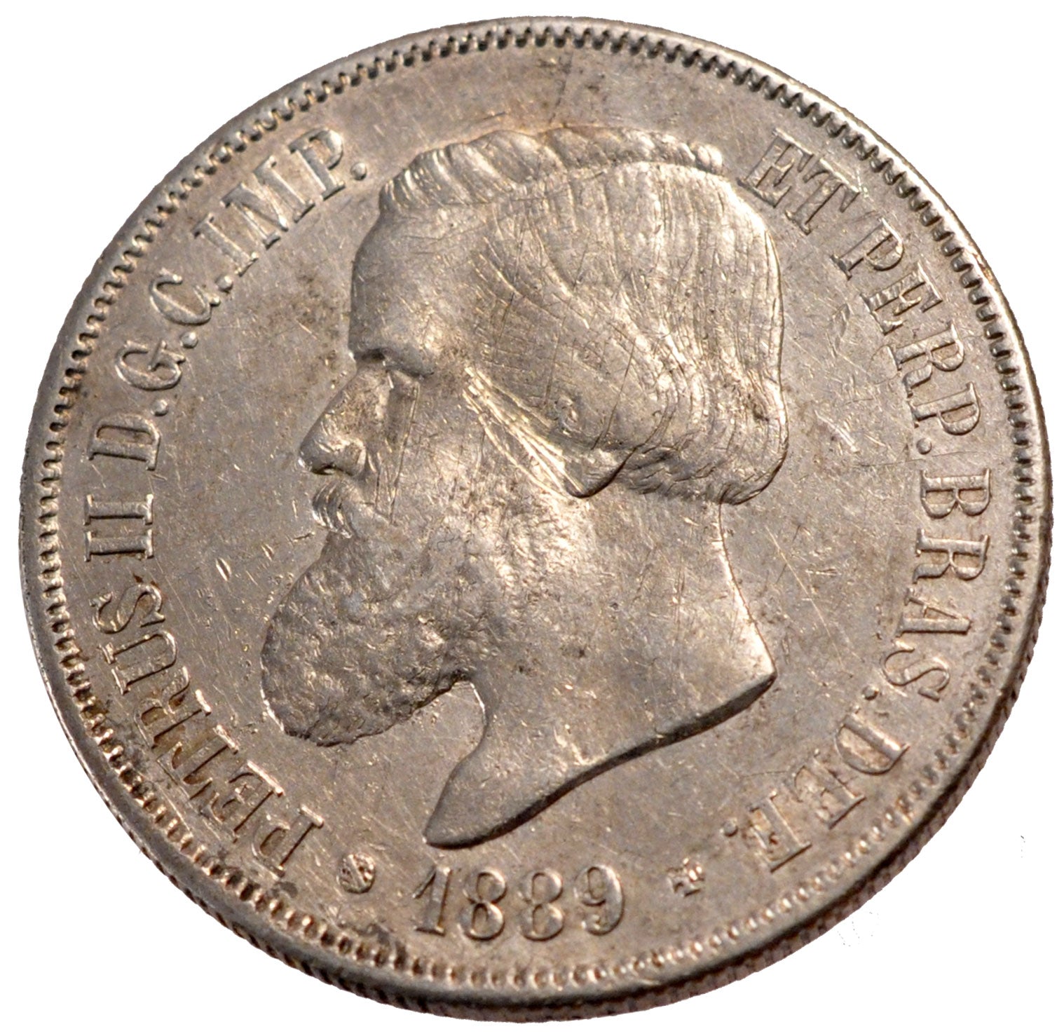 Brésil, Pierre II, 2000 Reis