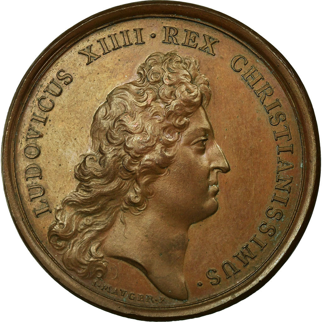 Francia, medaglia, Louis XIV, Rétablissement de la Sûreté dans le Royaume