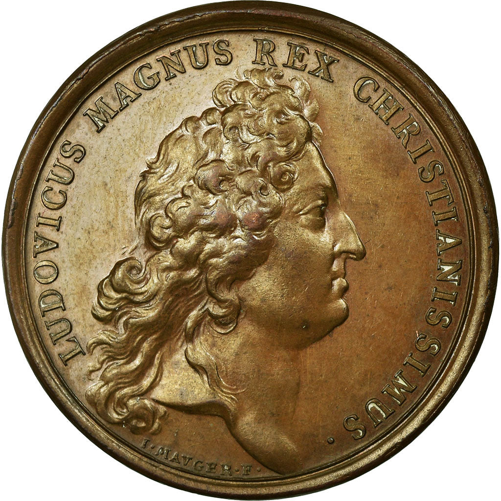 Francia, medaglia, Louis XIV, Campagne du Dauphin en Allemagne, 1688, Mauger