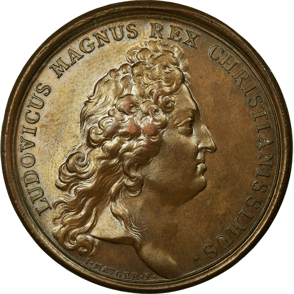 Frankreich, Medaille, Louis XIV, Trêve de Vingt Ans, 1684, Mauger, VZ, Kupfer