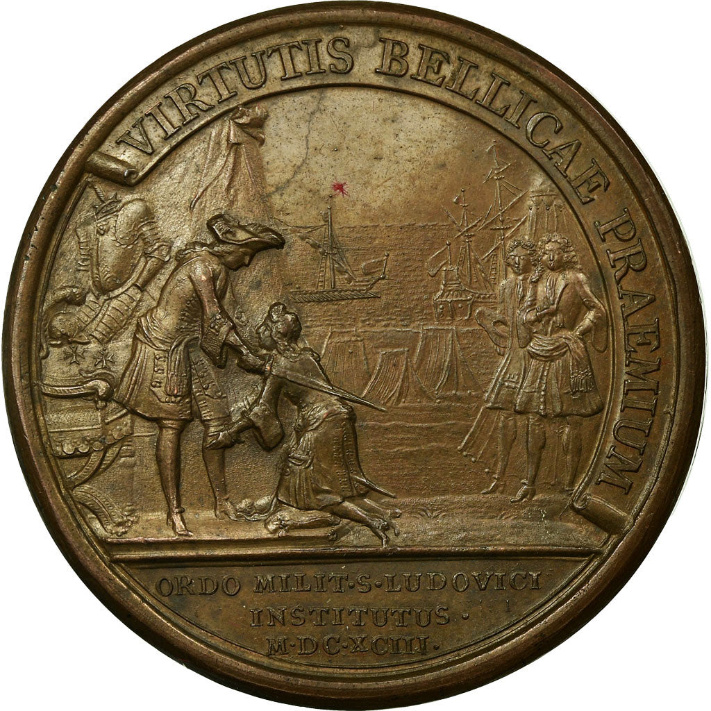 Francja, Medal, Louis XIV, Institution de l'Ordre Militaire de Saint-Louis
