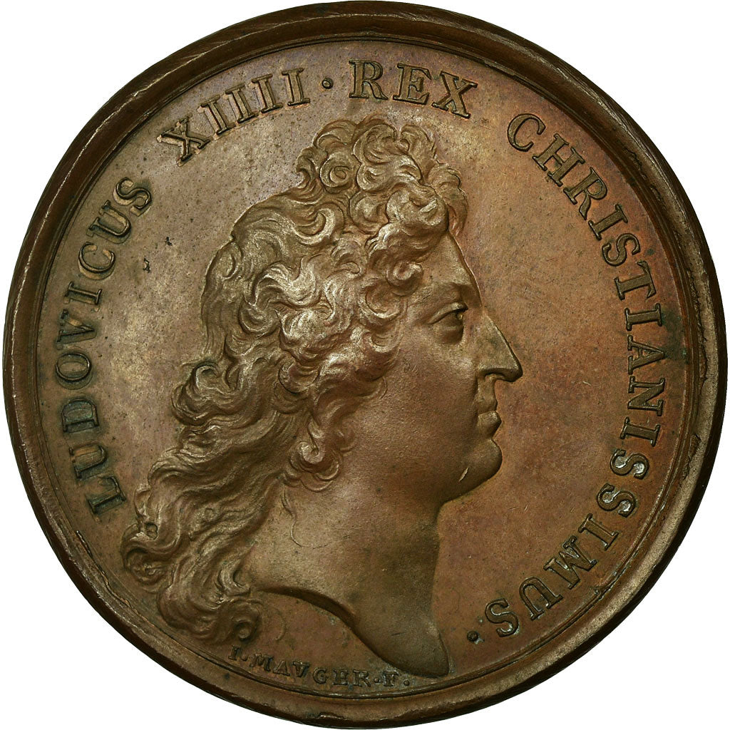 France, Médaille, Louis XIV, L'Académie de Peinture et de Sculpture, 1667
