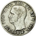 Moneta, Albania, Vittorio Emanuele III, 5 Lek, 1939, Rome, AU(50-53), Srebro
