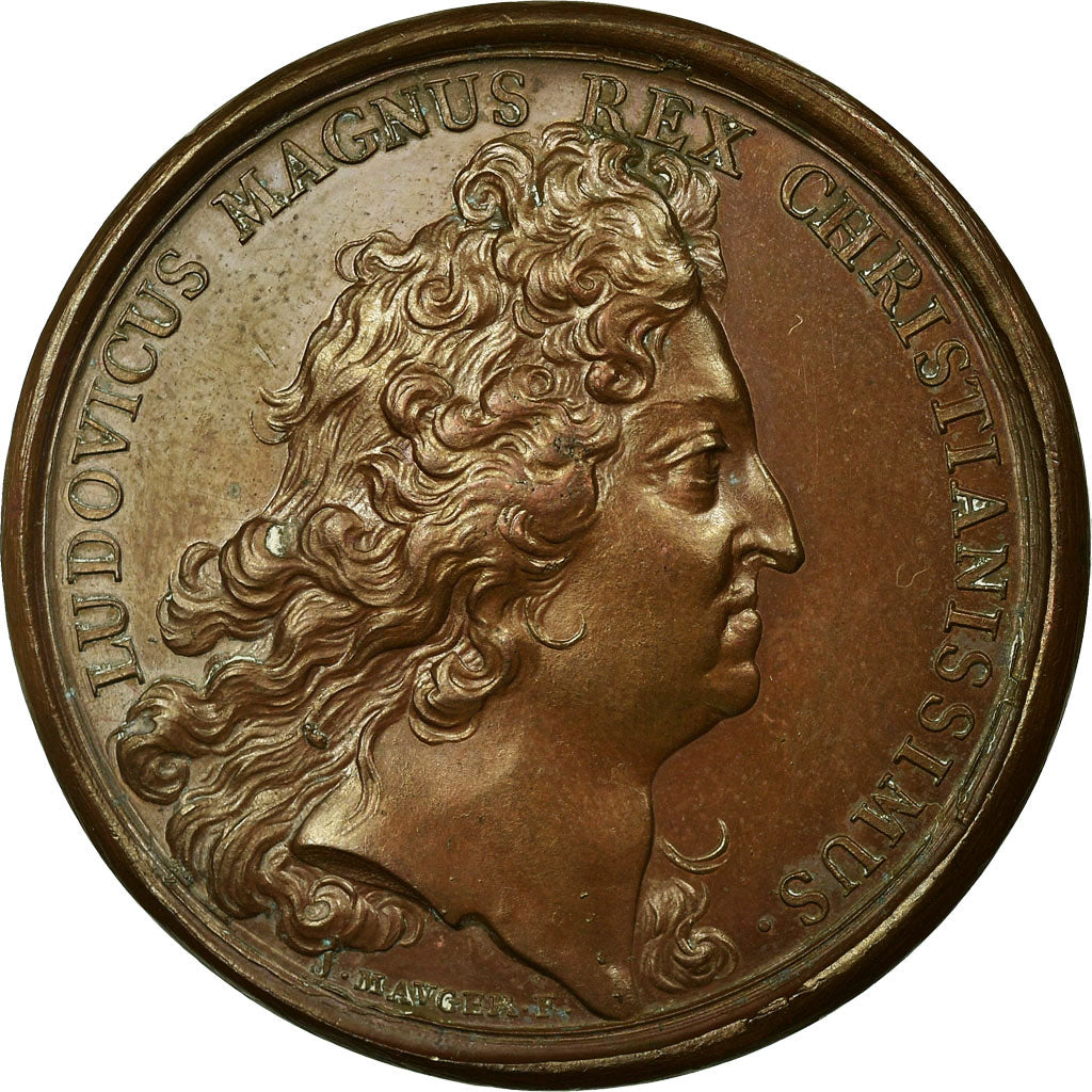 França, Medal, Louis XIV, La France Pourvu de Blé, 1694, Mauger, AU(55-58)